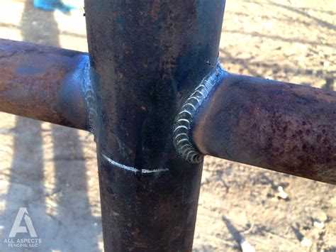 welding for pipe fence